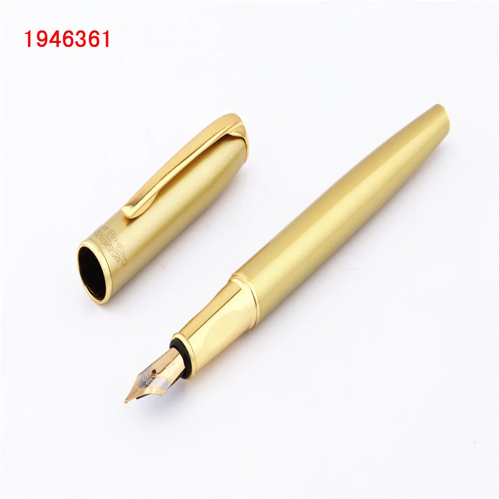 High quality 7023 Golden Colour Round pen body Business office Gold nib Fountain Pen New
High quality 7023 Golden Colour Round pen body Business office Gold nib Fountain Pen New