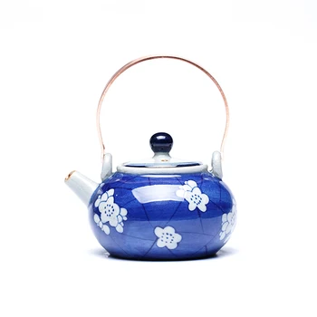 Antique blue and white porcelain hand - painted teapot copper bonsai ice cracker cold water bottle Jingdezhen Kung Fu tea sets
Antique blue and white porcelain hand - painted teapot copper bonsai ice cracker cold water bottle Jingdezhen Kung Fu tea sets