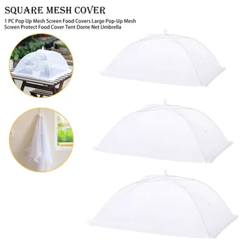 Folded Square Umbrella Kitchen Food Dish Covers Anti Fly Mosquito Kitchen Protection white Color Lace Style Food Cover
Folded Square Umbrella Kitchen Food Dish Covers Anti Fly Mosquito Kitchen Protection white Color Lace Style Food Cover
