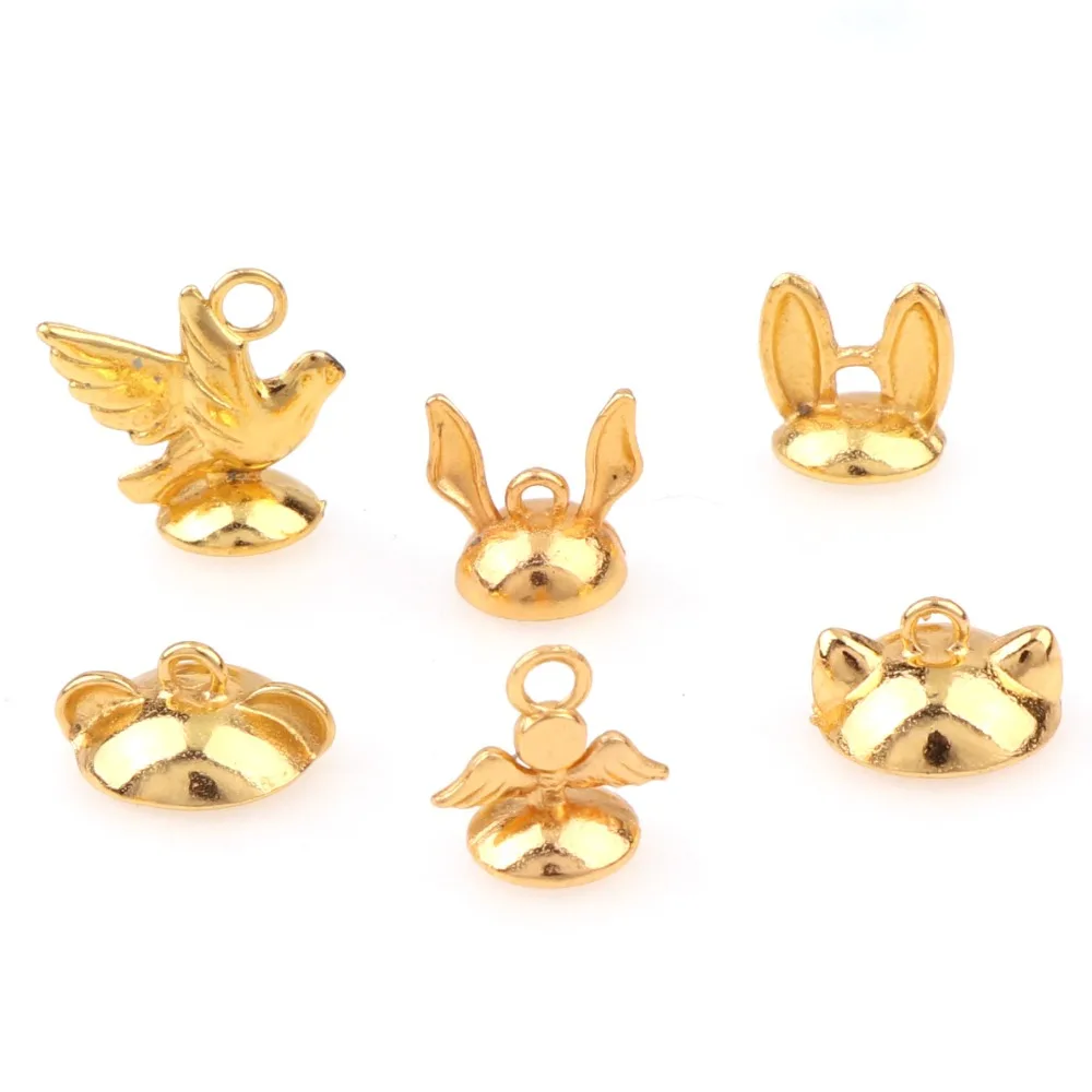 10pc Gold Fashion Mix Cat Rabbit Ears Hat Angel Beads Caps Pendant Buckle DIY Pendant Necklace three-dimensional Ball Jewelrly
10pc Gold Fashion Mix Cat Rabbit Ears Hat Angel Beads Caps Pendant Buckle DIY Pendant Necklace three-dimensional Ball Jewelrly