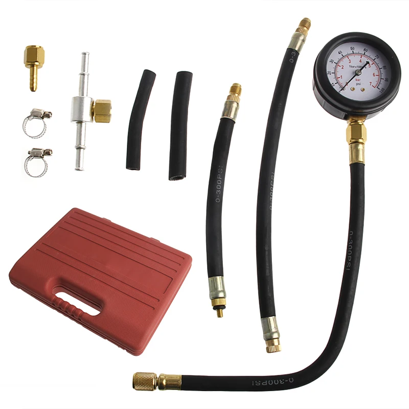 New Fuel Pump Pressure Testers Injection system Test Gauge Set Car Testing Toolqiang
New Fuel Pump Pressure Testers Injection system Test Gauge Set Car Testing Toolqiang