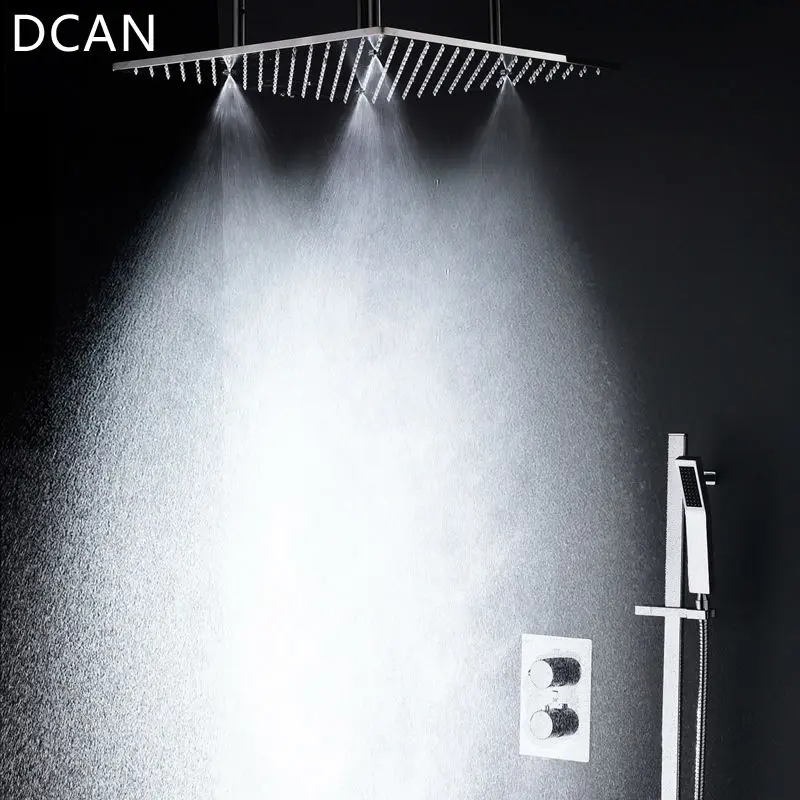 DCAN Ceiling Dart Concealed Embedded Wall Multi-Function Thermostatic Shower Shower Set with Lifting Rod Ceiling Spray Shower
DCAN Ceiling Dart Concealed Embedded Wall Multi-Function Thermostatic Shower Shower Set with Lifting Rod Ceiling Spray Shower