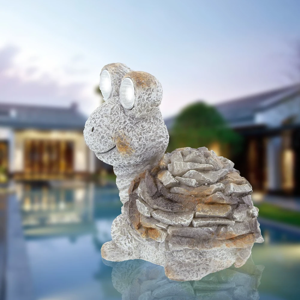 Patio Outdoor Lawn Ornament Turtle Shape Garden Statue Pathway Resin Night Home Solar Light Decoration Led Yard Lamp
Patio Outdoor Lawn Ornament Turtle Shape Garden Statue Pathway Resin Night Home Solar Light Decoration Led Yard Lamp