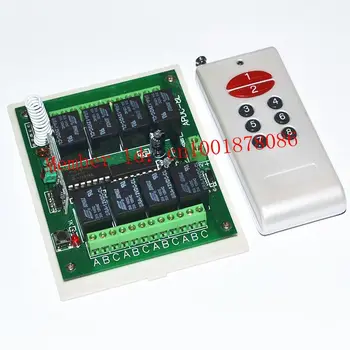 Free shipping 12V 12CH RF Wireless Remote Control Switch system /transmitter and receiver/RF controller and remote control 
Free shipping 12V 12CH RF Wireless Remote Control Switch system /transmitter and receiver/RF controller and remote control