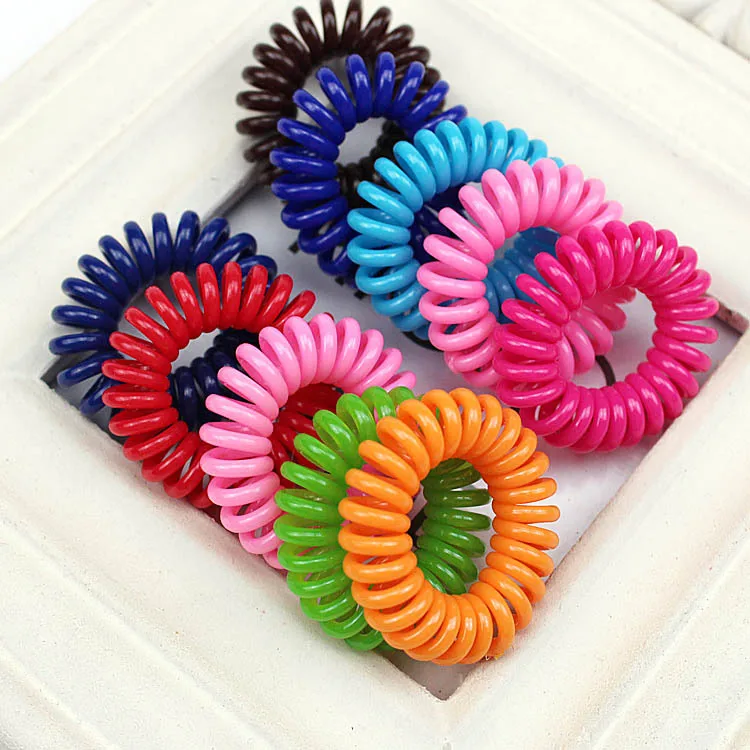 Wholesale Telephone Line Elasticity Rubber Hair Accessory Women Headwears Elastic Hair Band for Girl Jewelry Springs Hair Rope
Wholesale Telephone Line Elasticity Rubber Hair Accessory Women Headwears Elastic Hair Band for Girl Jewelry Springs Hair Rope