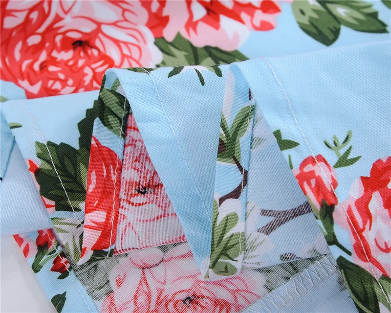 Kostlish Floral Print Summer Dress Women Sleeveless 50s Tunic Vintage Dress With Belt 2017 Elegant Swing Party Dresses Sundress (66)