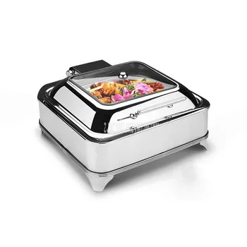 6L Square Shape Visible Lid Stainless Steel Digital Electric Buffet Food Warmer Container Keep Food Warm Storage Stove Machine
6L Square Shape Visible Lid Stainless Steel Digital Electric Buffet Food Warmer Container Keep Food Warm Storage Stove Machine
