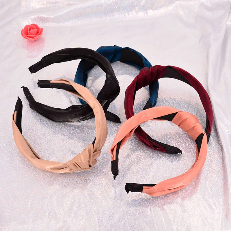 Fashion Style Women Headband Solid Color Knotted Hairband Female Elastic Head Hoop Girls Turban Hair Accessories
Fashion Style Women Headband Solid Color Knotted Hairband Female Elastic Head Hoop Girls Turban Hair Accessories