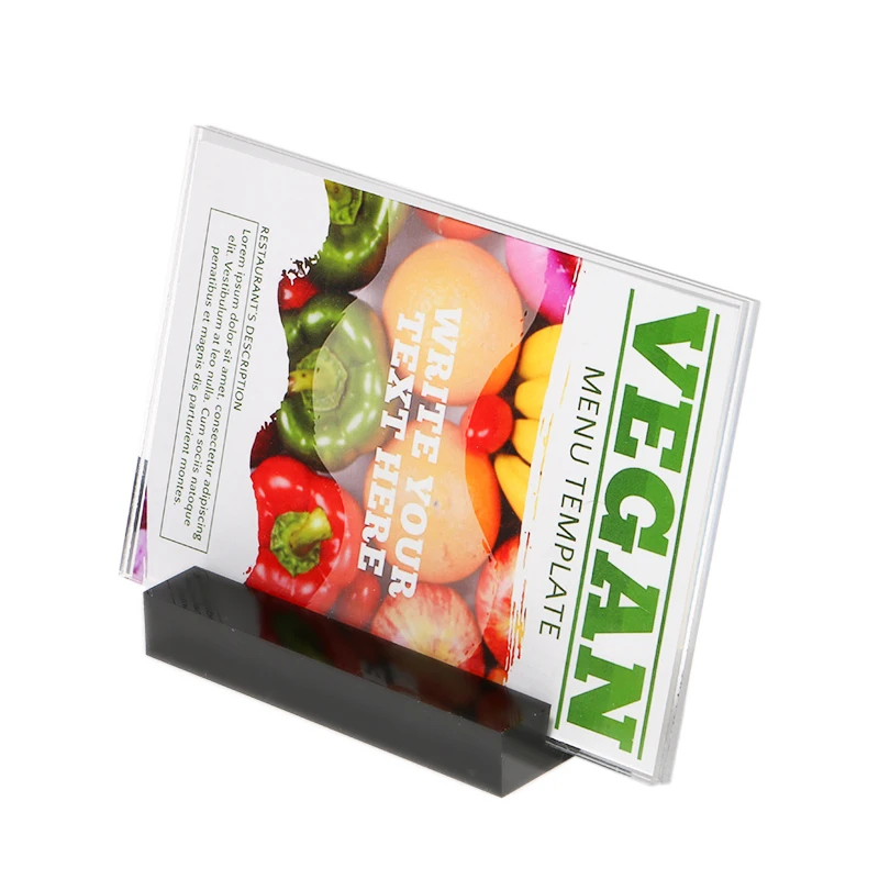 210x148mm A5 Acrylic sign frame stand table label holder advertising poster photo frame paper info price tag display billboard
210x148mm A5 Acrylic sign frame stand table label holder advertising poster photo frame paper info price tag display billboard