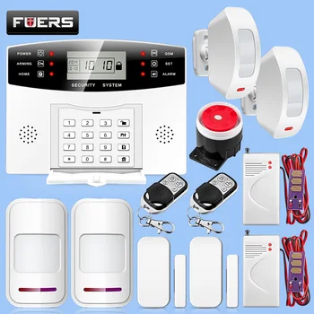Home Security Alarm System Wireless GSM Alarm System Anti-PIR Motion Detection Smoke Detection Leak Detection Sensor Kit
Home Security Alarm System Wireless GSM Alarm System Anti-PIR Motion Detection Smoke Detection Leak Detection Sensor Kit