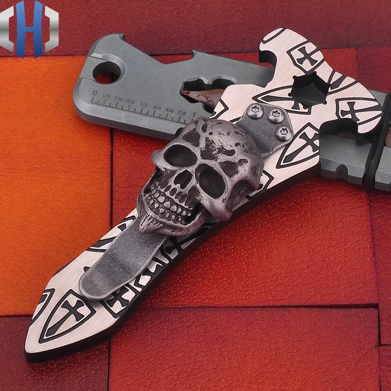 Titanium Steel Fire Screwdriver Opener With EDC Outdoor Gadgets Skull Shield Key Chain Men's Gift Tools
Titanium Steel Fire Screwdriver Opener With EDC Outdoor Gadgets Skull Shield Key Chain Men's Gift Tools