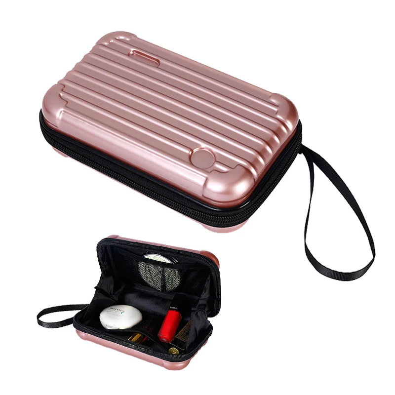 BONAMIE 17 colors Luggage Design Portable Travel Cosmetic Case Mini Waterproof Makeup Bag ABS + PC + Nylon Toiletry Storage Box
BONAMIE 17 colors Luggage Design Portable Travel Cosmetic Case Mini Waterproof Makeup Bag ABS + PC + Nylon Toiletry Storage Box