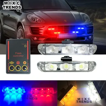 MIXC TRENDS Best Quality 2x3 Led Strobe Ambulance Police light DC 12V Car Motorcycle Flashing Firemen Warning light Car-Styling
MIXC TRENDS Best Quality 2x3 Led Strobe Ambulance Police light DC 12V Car Motorcycle Flashing Firemen Warning light Car-Styling