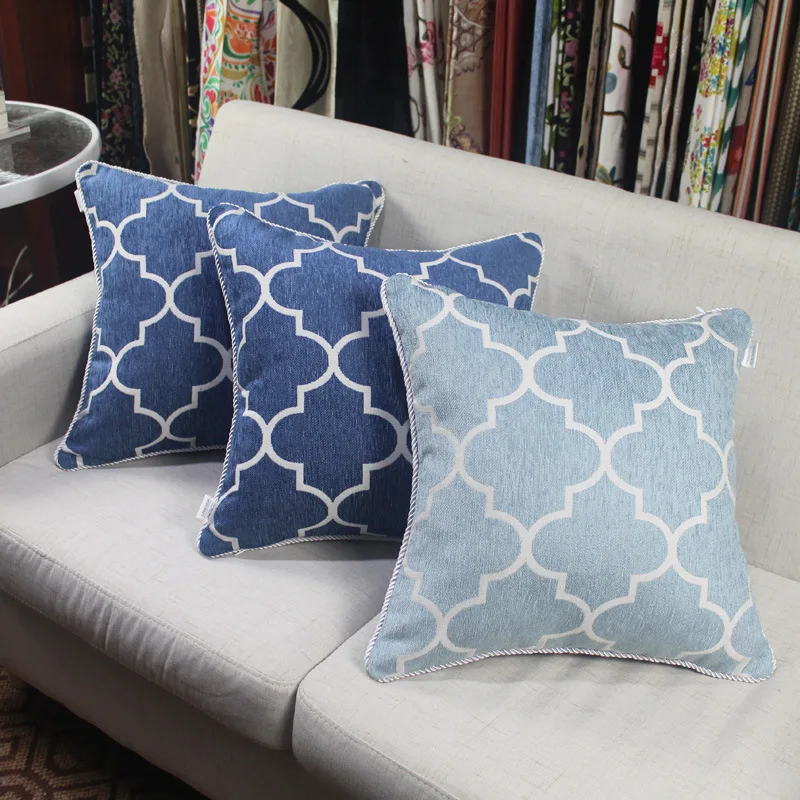 Modern decorative cushion covers Chenille Jacquard Square Throw Pillow Covers home geometric cushion cover 45x45 for sofa chair
Modern decorative cushion covers Chenille Jacquard Square Throw Pillow Covers home geometric cushion cover 45x45 for sofa chair