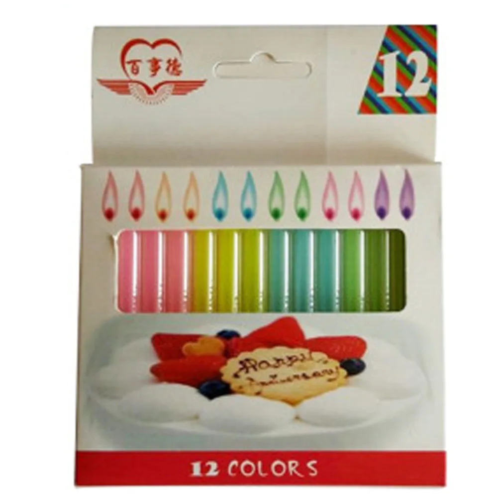 12PCS /Set Color Random Multicolour Flame Birthday Christmas Candle Home Decoration Multicolour Flame Candles For Wedding
12PCS /Set Color Random Multicolour Flame Birthday Christmas Candle Home Decoration Multicolour Flame Candles For Wedding
