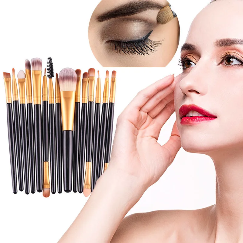 15PCS New Fashion Makeup Brushes Kits Eye Shadow Foundation Powder Eyebrow Eyelash Lip Brush Cosmetic Make Up Eye Brush Tool Set
15PCS New Fashion Makeup Brushes Kits Eye Shadow Foundation Powder Eyebrow Eyelash Lip Brush Cosmetic Make Up Eye Brush Tool Set