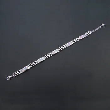 Fashion Bracelet Pink Opal Bracelets for Women Silver Plated Friendship Bracelet Women Wedding Jewelry 18cm+3.5cm Extended chain
Fashion Bracelet Pink Opal Bracelets for Women Silver Plated Friendship Bracelet Women Wedding Jewelry 18cm+3.5cm Extended chain