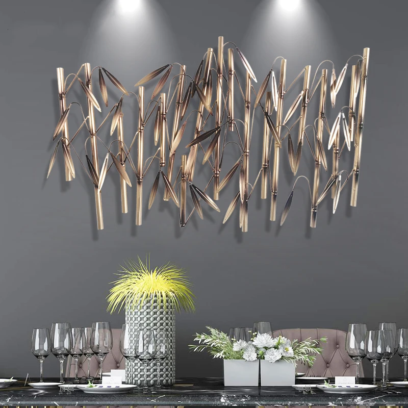 Creative Wrought Iron Bamboo Wall Hanging Plant Ornaments Home Living room Restaurant Three-dimensional Mural Decor Crafts Art
Creative Wrought Iron Bamboo Wall Hanging Plant Ornaments Home Living room Restaurant Three-dimensional Mural Decor Crafts Art