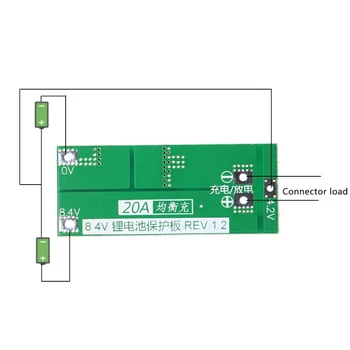 2S 20A 7.4V 8.4V Li-ion Lithium Battery 18650 Charger PCB BMS Protection Board hyq
2S 20A 7.4V 8.4V Li-ion Lithium Battery 18650 Charger PCB BMS Protection Board hyq