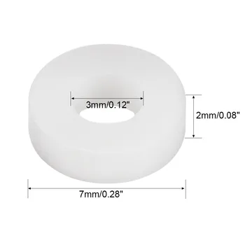 Uxcell 500pcs/lot ABS White Non-Threaded Round Cylinder Hollow Standoff Spacers Washers OD 7mm, ID 3mm, Height 2mm for M3 Screws
Uxcell 500pcs/lot ABS White Non-Threaded Round Cylinder Hollow Standoff Spacers Washers OD 7mm, ID 3mm, Height 2mm for M3 Screws