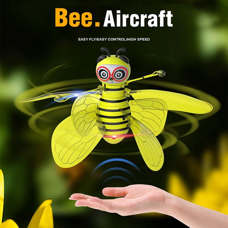 Mini UFO Drone Bee Aircraft Hand Flying Induction Toys Hand Controlled Helicopter Flying Ball Aircraft Anti-collision RC Toys
Mini UFO Drone Bee Aircraft Hand Flying Induction Toys Hand Controlled Helicopter Flying Ball Aircraft Anti-collision RC Toys
