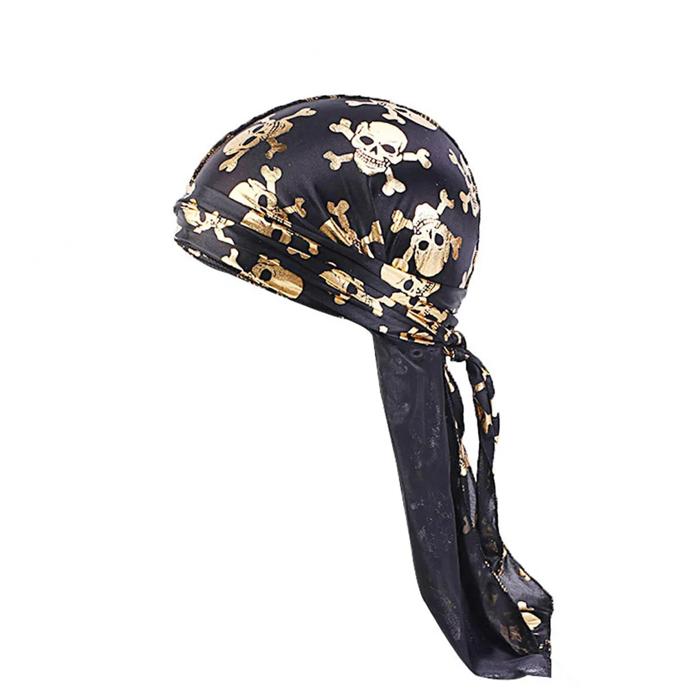 2019 New Skull Pattern Durag Men Gold Durags Fashion Durag Biker Headwrap Chemo Cap Pirate Hat Men Hair Accessories
2019 New Skull Pattern Durag Men Gold Durags Fashion Durag Biker Headwrap Chemo Cap Pirate Hat Men Hair Accessories