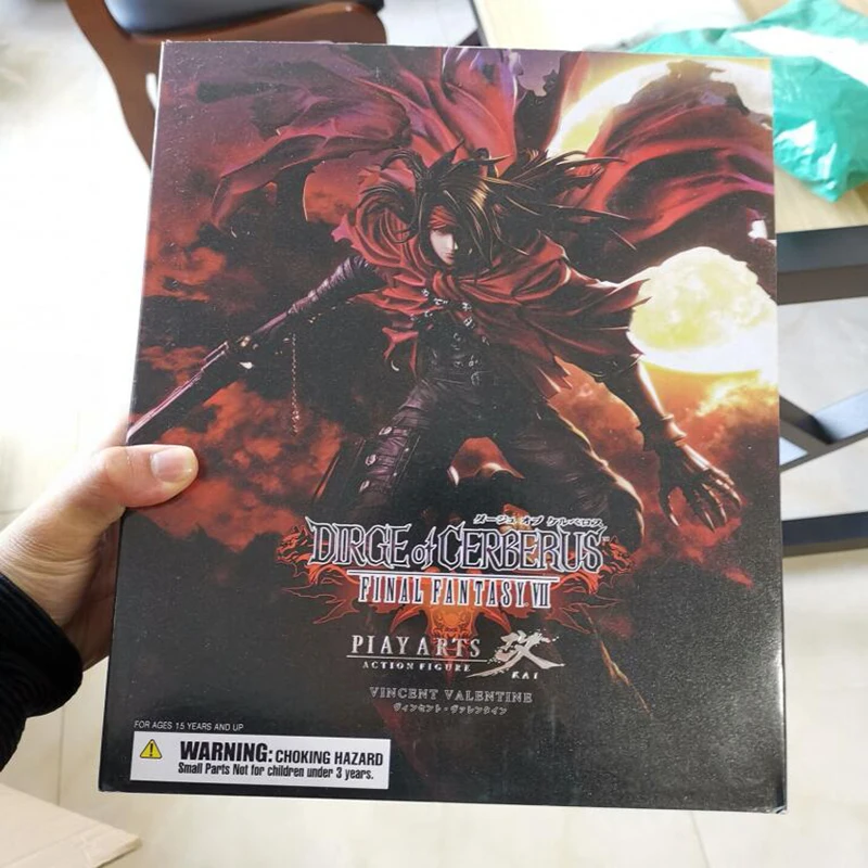 PA Play Arts Kai Dirge of Cerberus Final Fantasy 7 Vincent Felhunter Collectable Action Figure Model Toys Christmas Gift
PA Play Arts Kai Dirge of Cerberus Final Fantasy 7 Vincent Felhunter Collectable Action Figure Model Toys Christmas Gift