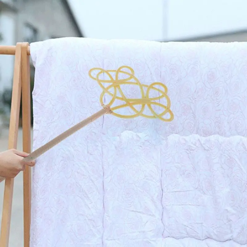 Traditional Racket Woven Imitation Rattan Duster Car Mats Dust Removal Carpet Rug Beater Household Clean Tool Durable Handmade
Traditional Racket Woven Imitation Rattan Duster Car Mats Dust Removal Carpet Rug Beater Household Clean Tool Durable Handmade