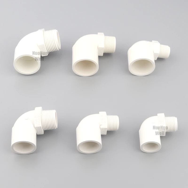 1pcs 20 25 32mm To 1/2" 3/4" 1" Male Thread Elbow Joint Garden Irrigation White PVC Connector 90 Degrees Equal Reducer Coupling
1pcs 20 25 32mm To 1/2" 3/4" 1" Male Thread Elbow Joint Garden Irrigation White PVC Connector 90 Degrees Equal Reducer Coupling