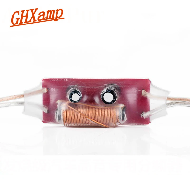 GHXAMP 2PCS Tweeter Speaker Crossover Audio Board Car Single Way Second-Step Treble Professional Frequency Divider DIY 4OHM
GHXAMP 2PCS Tweeter Speaker Crossover Audio Board Car Single Way Second-Step Treble Professional Frequency Divider DIY 4OHM