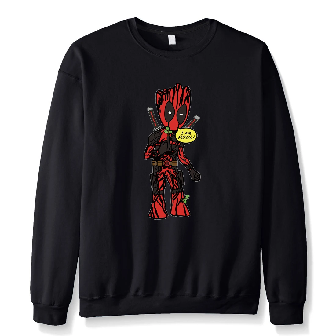 New arrival deadpool sweatshirt funny groot i am pool pullovers man autumn long sleeve o-neck hoodies free style tracksuits 2019
New arrival deadpool sweatshirt funny groot i am pool pullovers man autumn long sleeve o-neck hoodies free style tracksuits 2019