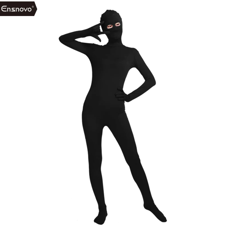 Ensnovo Women Zentai Bodysuit Lycra Nylon Spandex Suit Eyes Open Unitard Jumpsuits Leotard for Women Cosplay Halloween Party
Ensnovo Women Zentai Bodysuit Lycra Nylon Spandex Suit Eyes Open Unitard Jumpsuits Leotard for Women Cosplay Halloween Party