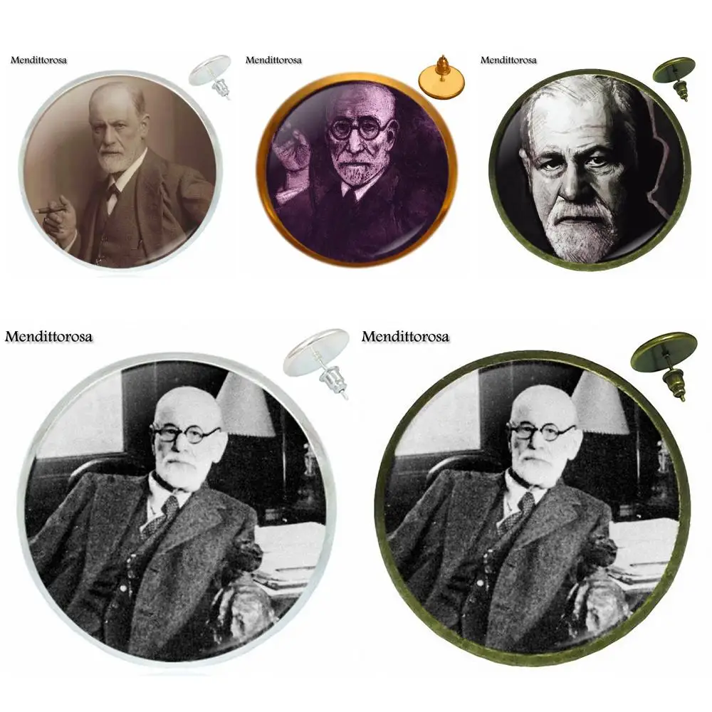Harajuku Jewelry With Glass Cabochon Bronze/Silver/Golden Clip Ear Hook Stud Earring For Women Men Party Sigmund Freud
Harajuku Jewelry With Glass Cabochon Bronze/Silver/Golden Clip Ear Hook Stud Earring For Women Men Party Sigmund Freud