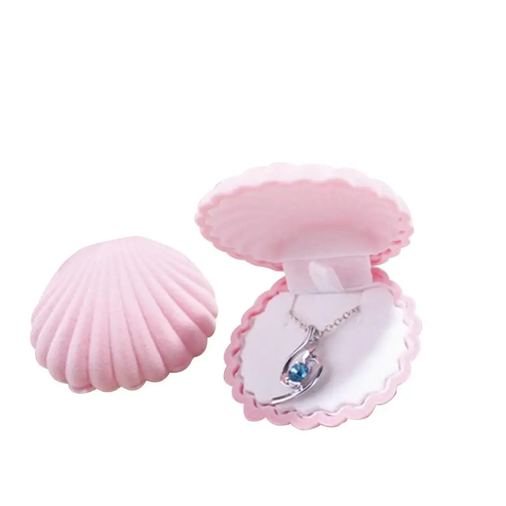Seashell Shape Jewelry Box Necklace Box Mini Cute Gril Ring Storage Box Small Items Container
Seashell Shape Jewelry Box Necklace Box Mini Cute Gril Ring Storage Box Small Items Container