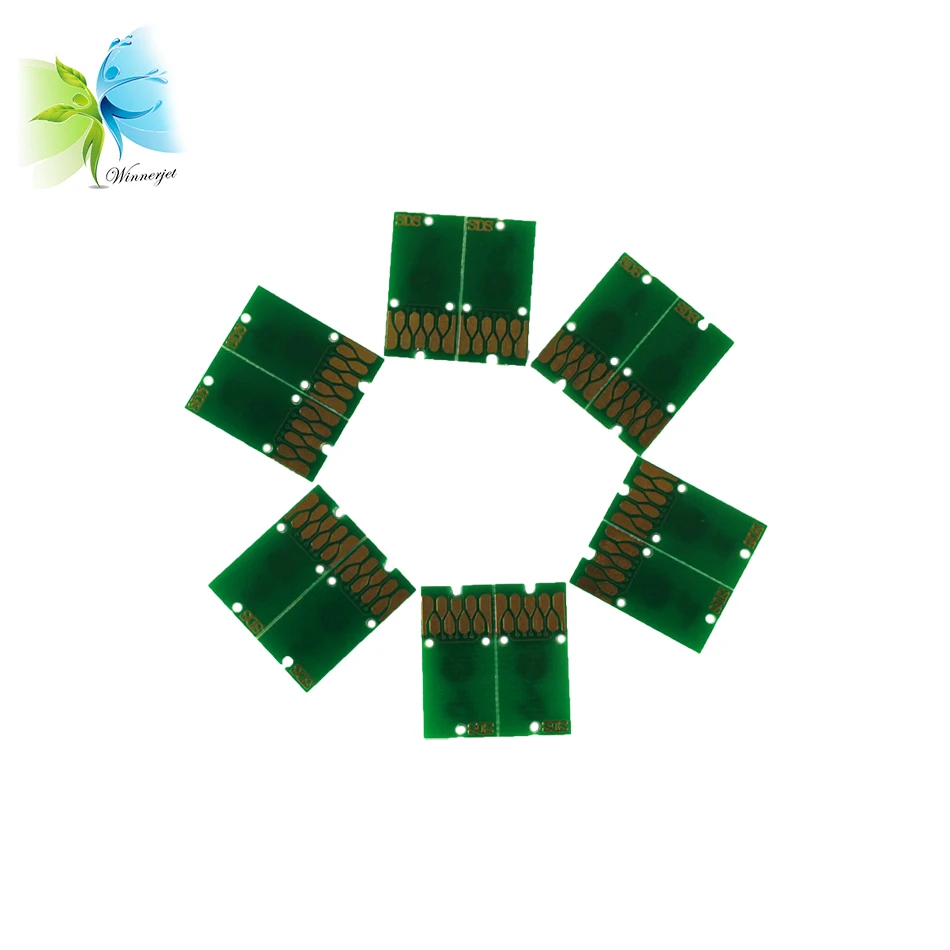Winnerjet 2 sets Cartridge chip For Epson Surelab D3000 printer one time use chip with 6 colors
Winnerjet 2 sets Cartridge chip For Epson Surelab D3000 printer one time use chip with 6 colors