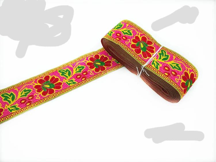 Peachpuff Background Embroidered Ribbon 2" 5cm 7Meter/lot High quality Woven Jacquard Ribbon straps and belt lace
Peachpuff Background Embroidered Ribbon 2" 5cm 7Meter/lot High quality Woven Jacquard Ribbon straps and belt lace