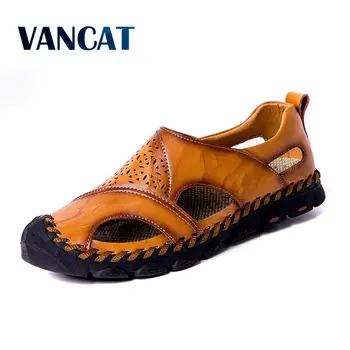 New Summer Sandals Men Breathable High Quality Genuine Leather Sandals Man Flats Plus Size Fashion Casual Beach Men'S Shoes
New Summer Sandals Men Breathable High Quality Genuine Leather Sandals Man Flats Plus Size Fashion Casual Beach Men'S Shoes