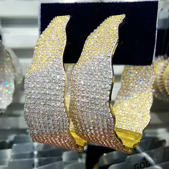 GODKI Luxury Width Geometry Cubic Zirconia Statement Hoop Earrings For Women Wedding DUBAI Big Earrings Jewelry Accessories 2018
GODKI Luxury Width Geometry Cubic Zirconia Statement Hoop Earrings For Women Wedding DUBAI Big Earrings Jewelry Accessories 2018
