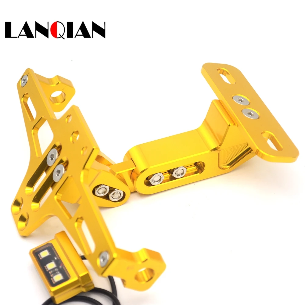 Motorcycle Accessories CNC Rear License Plate Mount Holder with LED Light For BMW K1200R K1300 S/R/GT SPORT K1200S K1300R
Motorcycle Accessories CNC Rear License Plate Mount Holder with LED Light For BMW K1200R K1300 S/R/GT SPORT K1200S K1300R