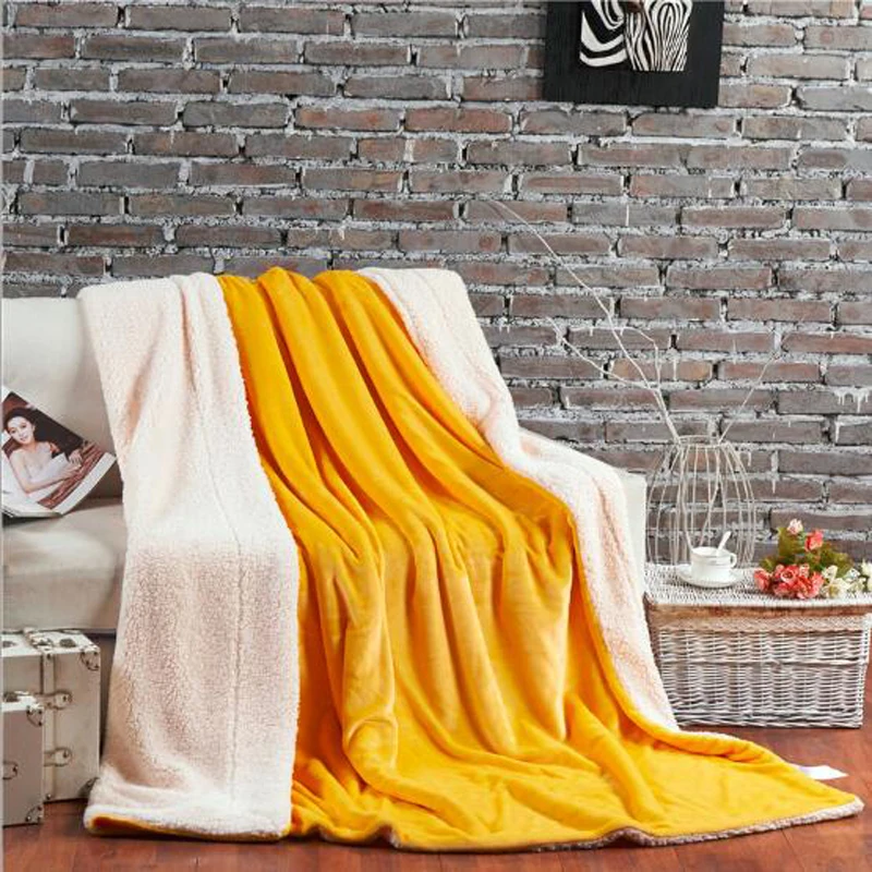 7 Color Winter Wool Blanket Ferret Cashmere Blanket Warm Blankets Fleece Plaid Super Warm Soft Throw On Sofa Bed
7 Color Winter Wool Blanket Ferret Cashmere Blanket Warm Blankets Fleece Plaid Super Warm Soft Throw On Sofa Bed