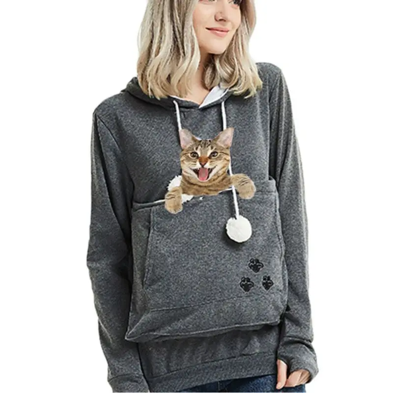 cat cuddle hoodie