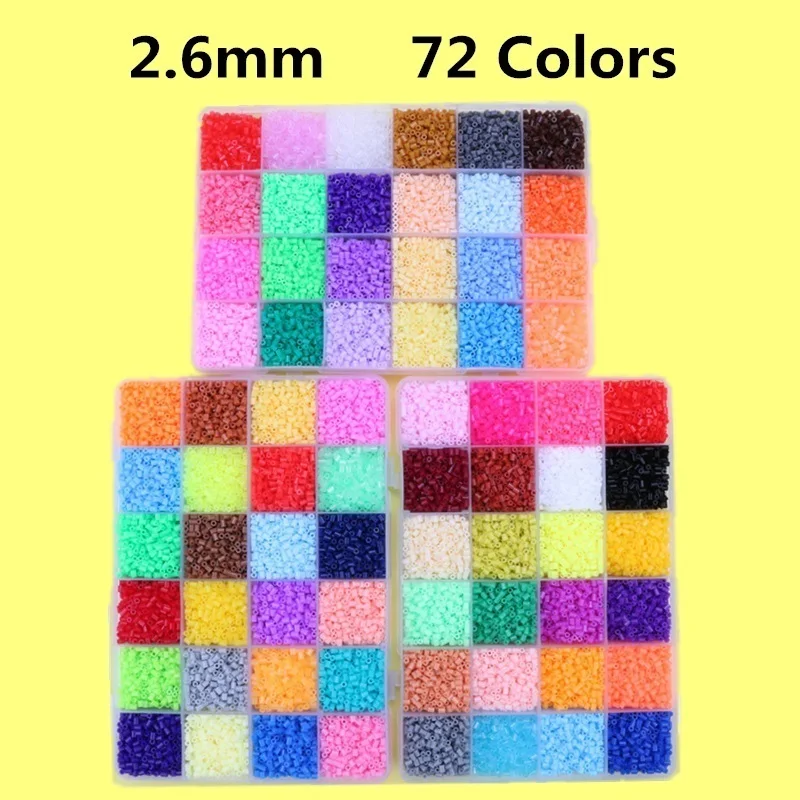 EVA 2.6mm Mini Hama Beads Set Toy DIY 3D Model Puzzle Kits Creative Educational Beads Toys For Children Gift
EVA 2.6mm Mini Hama Beads Set Toy DIY 3D Model Puzzle Kits Creative Educational Beads Toys For Children Gift