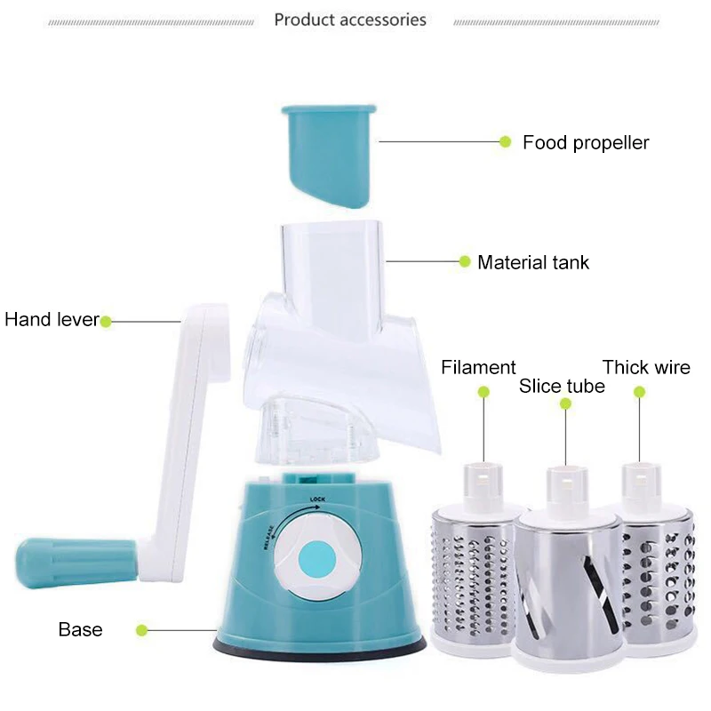 HOT Multi-function Chopper Manual Rotating Grater Vegetable Fruit Cutter Kitchen Gadgets LSF99
HOT Multi-function Chopper Manual Rotating Grater Vegetable Fruit Cutter Kitchen Gadgets LSF99