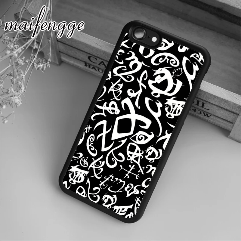 maifengge THE SHADOWHUNTER RUNES Case For iPhone 6 6S 7 8 Plus X 5 5S SE Case cover for Samsung S5 S6 S7 edge S8 Plus shell
maifengge THE SHADOWHUNTER RUNES Case For iPhone 6 6S 7 8 Plus X 5 5S SE Case cover for Samsung S5 S6 S7 edge S8 Plus shell