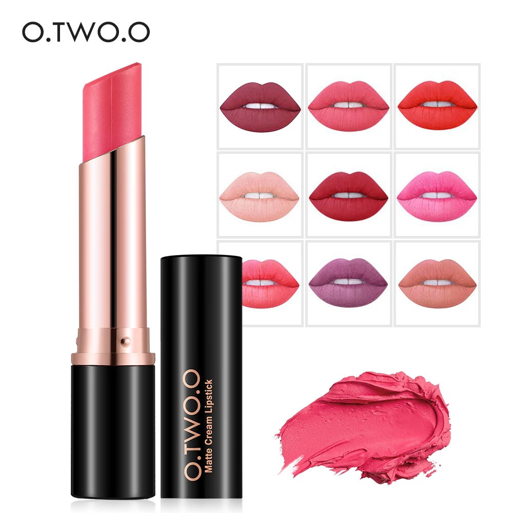 O.TWO.O Matte Lipstick Waterproof Nude Long Lasting Pigments Velvet Lip Stick Make Up 12Colors Moisturizing Smooth Lipsticks Set
O.TWO.O Matte Lipstick Waterproof Nude Long Lasting Pigments Velvet Lip Stick Make Up 12Colors Moisturizing Smooth Lipsticks Set