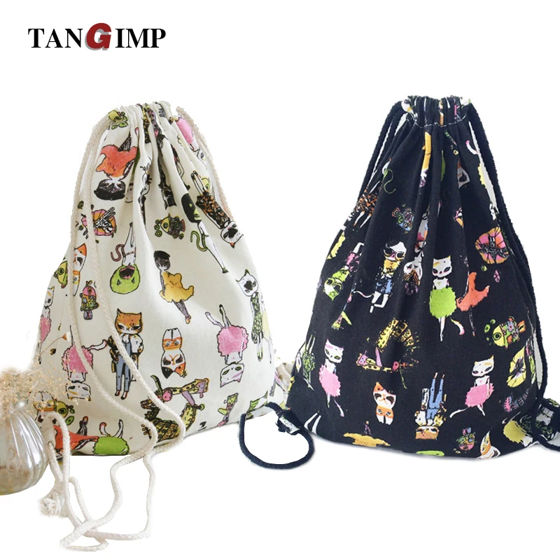 TANGIMP 2017 Drawstring Bags Women's Backpack Owl Elephant Flamingo Printed Travel Canvas Softback harajuku Vintage Beach Bag
TANGIMP 2017 Drawstring Bags Women's Backpack Owl Elephant Flamingo Printed Travel Canvas Softback harajuku Vintage Beach Bag
