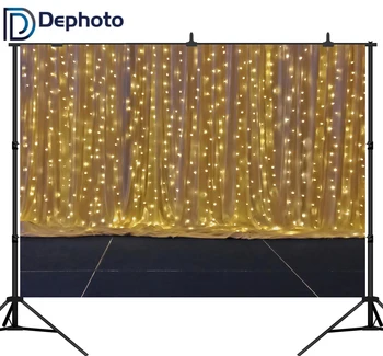DePhoto Shiny Stage Photography Backdrop a string of festive lights wedding template background for photo studio Custom
DePhoto Shiny Stage Photography Backdrop a string of festive lights wedding template background for photo studio Custom