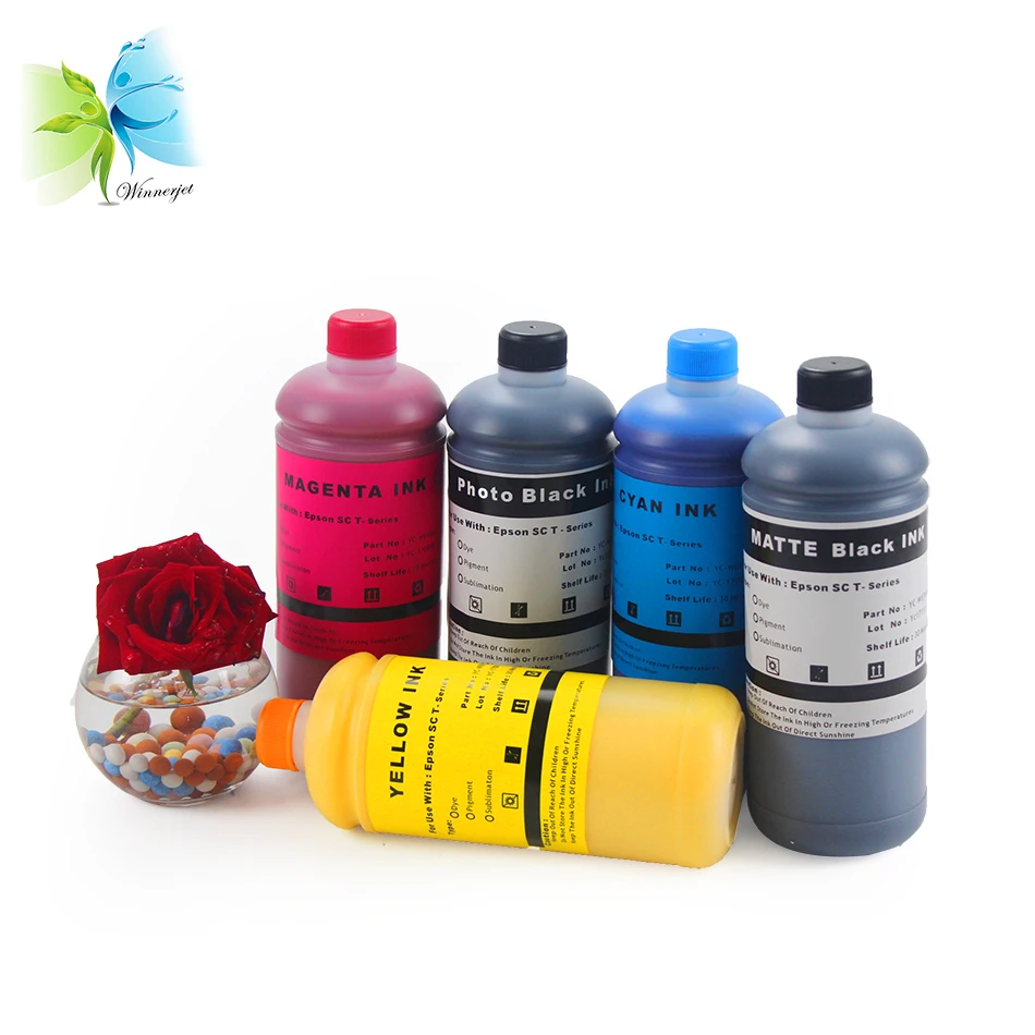 WINNERJET Pigment Ink for Epson T3070 T5070 T7070 Printers, Water Based Pigment Ink
WINNERJET Pigment Ink for Epson T3070 T5070 T7070 Printers, Water Based Pigment Ink