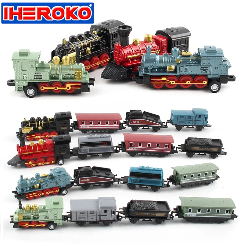 IHEROKO Toys Car Retro Model Steam Train Model Building Blocks Set Classic Children Toy Car Alloy Model Gift To Children
IHEROKO Toys Car Retro Model Steam Train Model Building Blocks Set Classic Children Toy Car Alloy Model Gift To Children