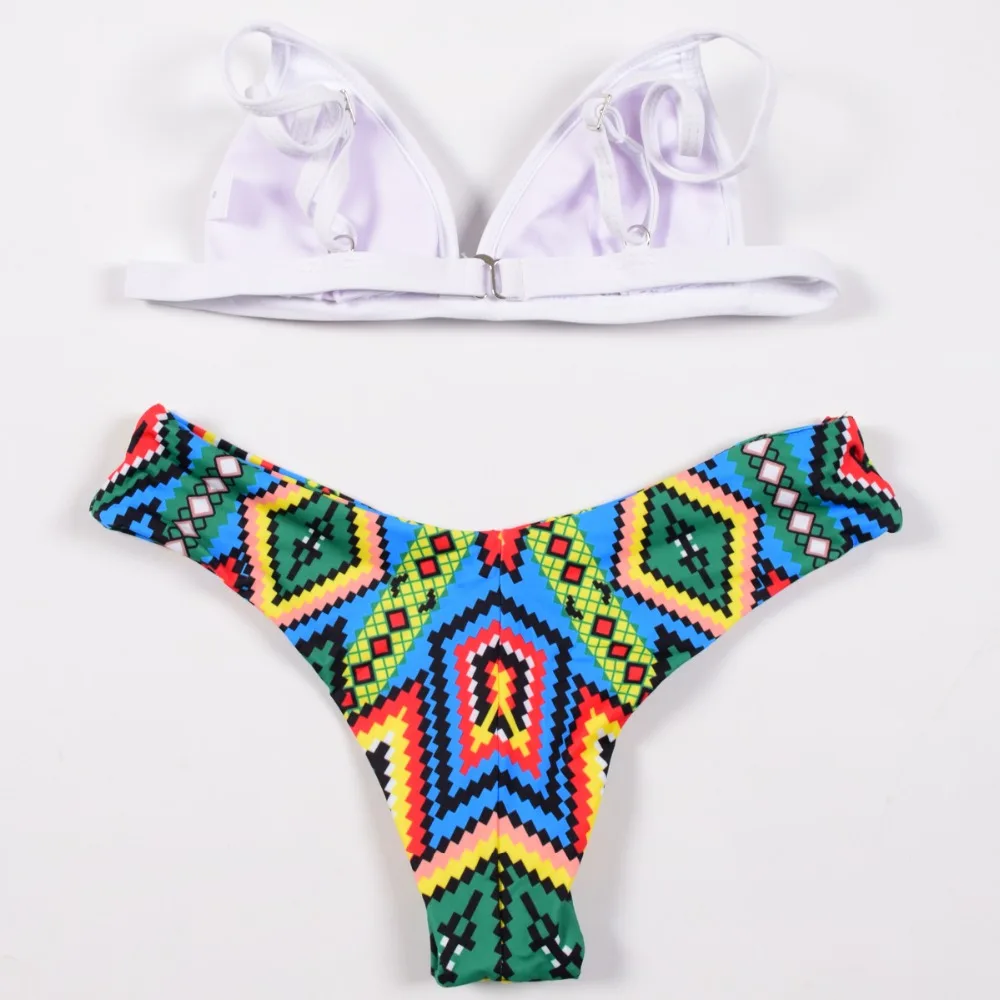 Push up Padded Bikini Bandea Pineapple Printing Brazilian Bikini Set Swimsuit Girls Swimwear Women Bathing Suit Beachwear (3)
